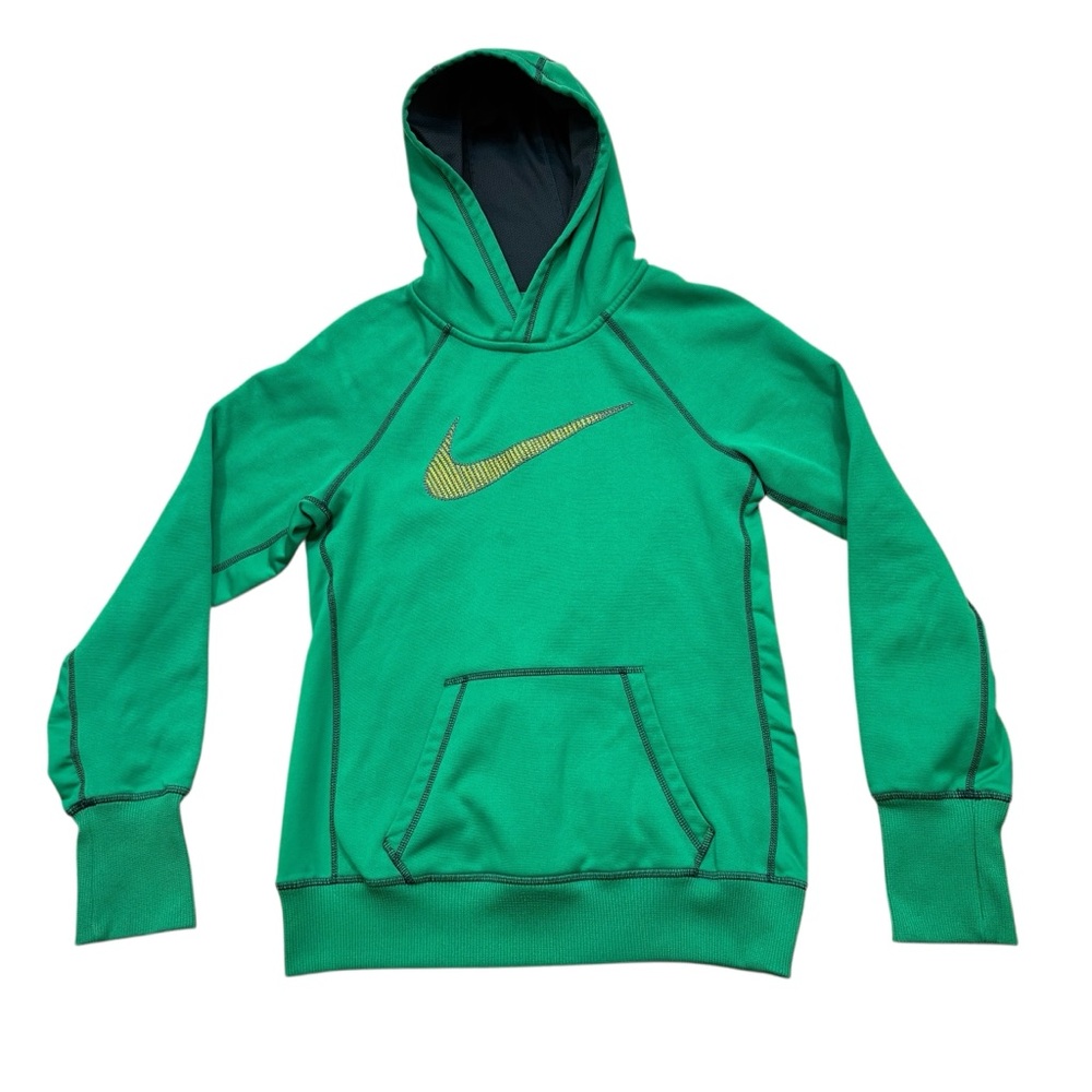 Women’s Nike ThermaFit Green Hoodie with Embroidered Swoosh‎ Size Small